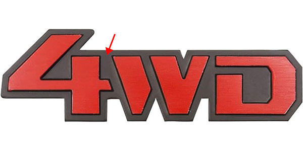 4WD エンブレム
